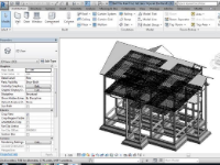 Biệt thự mẫu bằng revit kiến trúc, kết cấu Revit structure